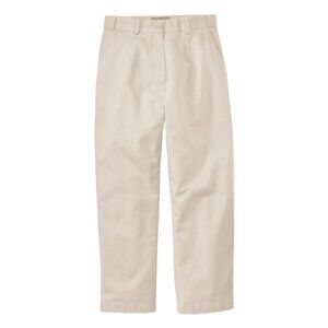 LL Bean Plus Size 20 Womens Khaki Cropped Comfort Fit Bayside Pants NWT